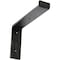 Ekena Millwork Steel Truss Shelf Bracket, Antiqued Silver 2"W x 10"D x 7 1/4"H BKTM02X10X07TSASV - alternate 1